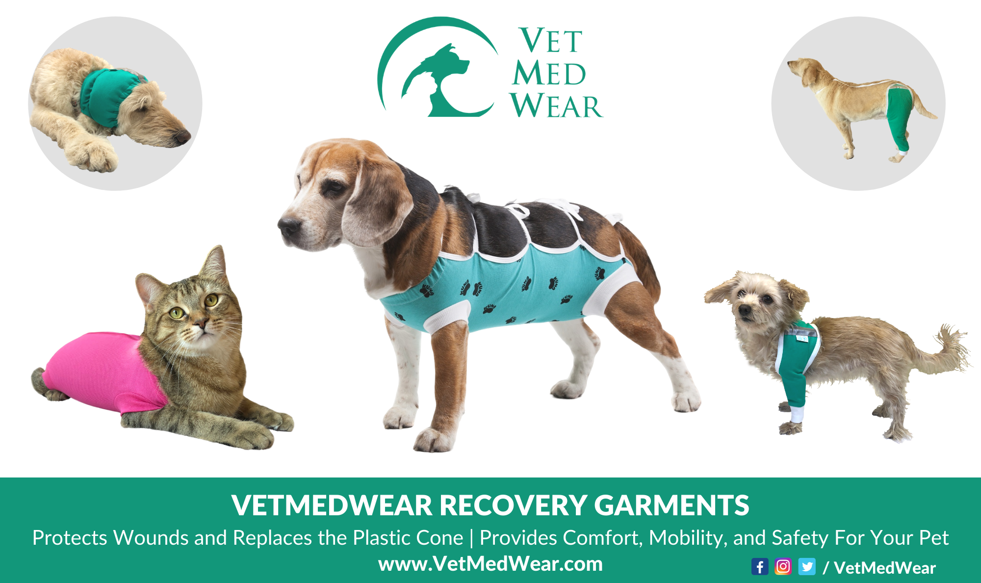 VetMedWear recovery garments
