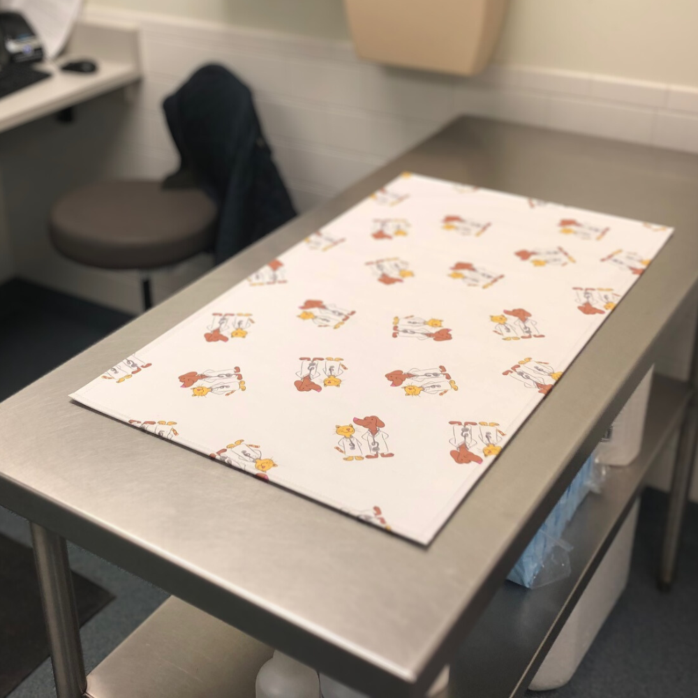 Mats for exam tables and scales