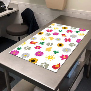Stable-Table Mat | Spring/Summer Designs | Veterinary Nonslip Exam Table Mat