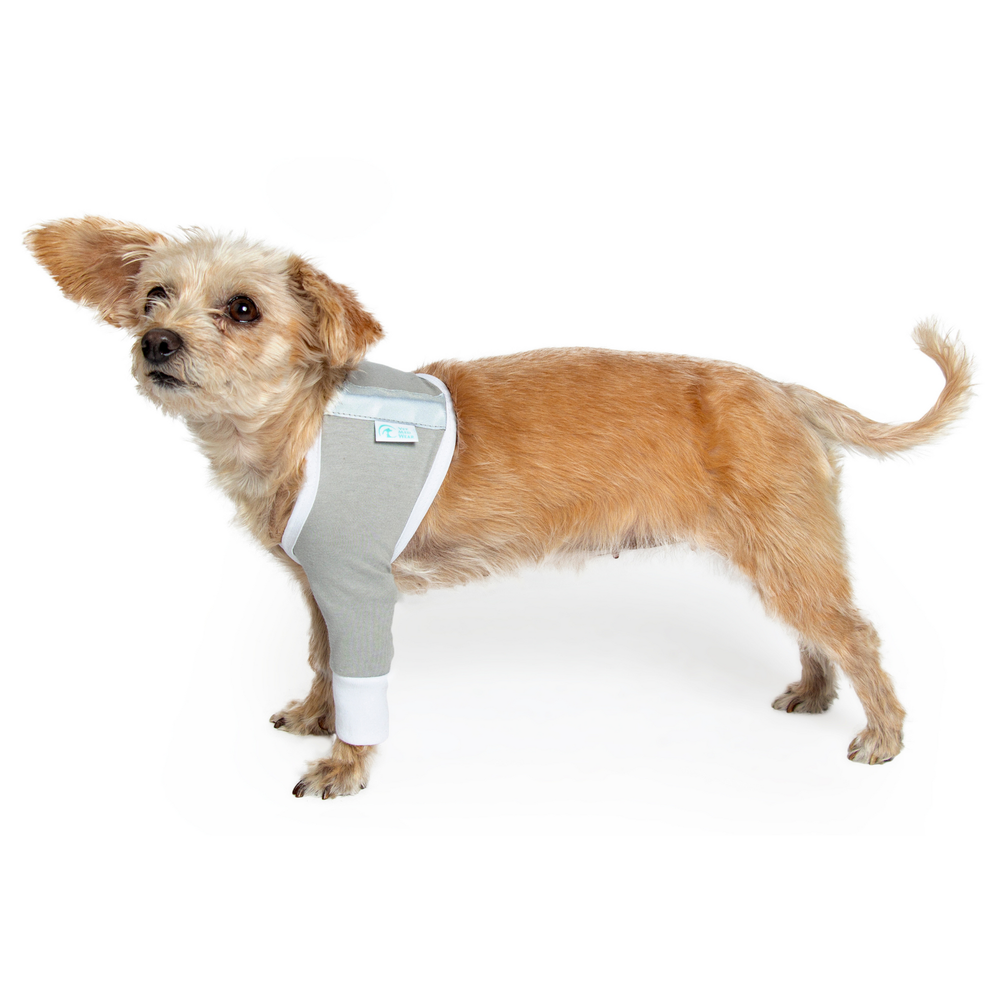 dog shoulder protective sleeve gray